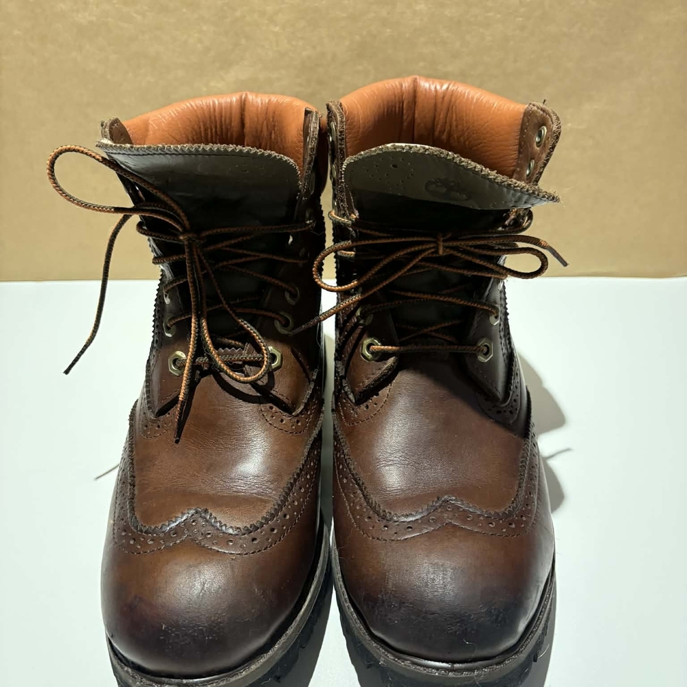 Classic Brown Leather Men's Boots